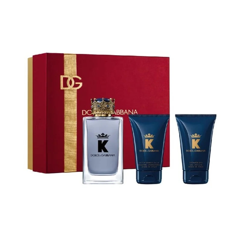 Dolce & Gabbana King Men EDT Set 100ML + Shower Gel 50ML + After Shave 50ML