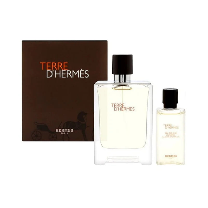 Hermes Terre D’Hermes Men EDT Set 100ML + Shower Gel 80ML