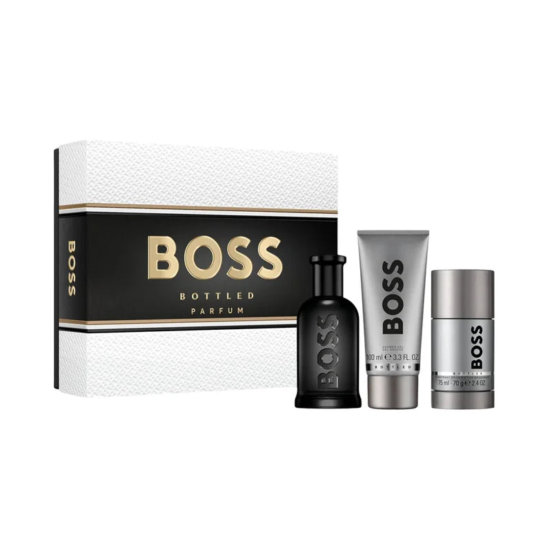 Hugo Boss Boss Bottled Men Parfum Set 100ML + Shower Gel 100ML + 75ML Deodorant Stick