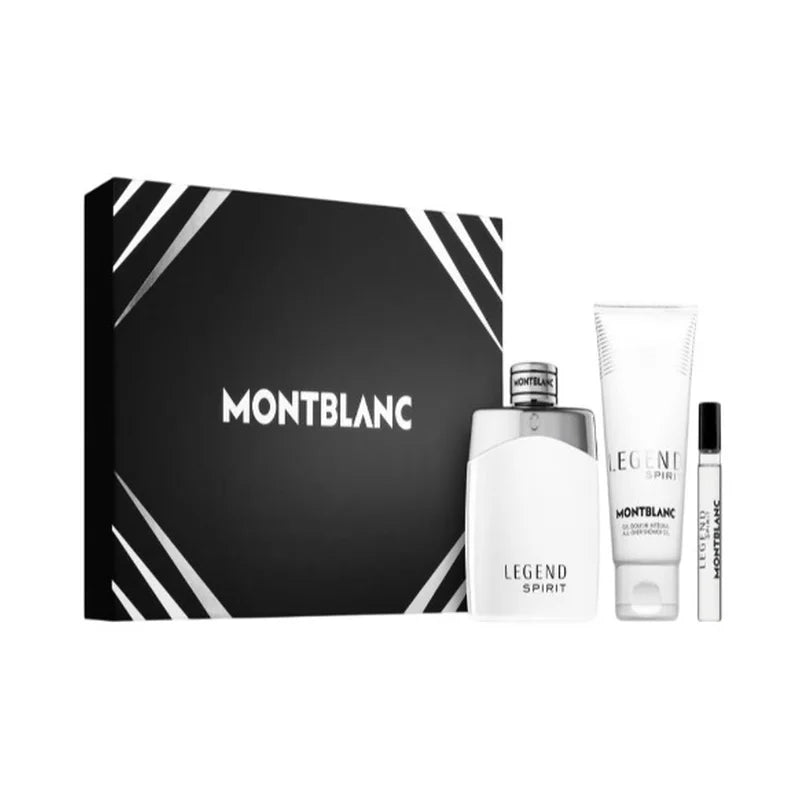 Montblanc Legend Spirit Men EDT Set 100ML + Shower Gel 100ML + 7.5ML EDT
