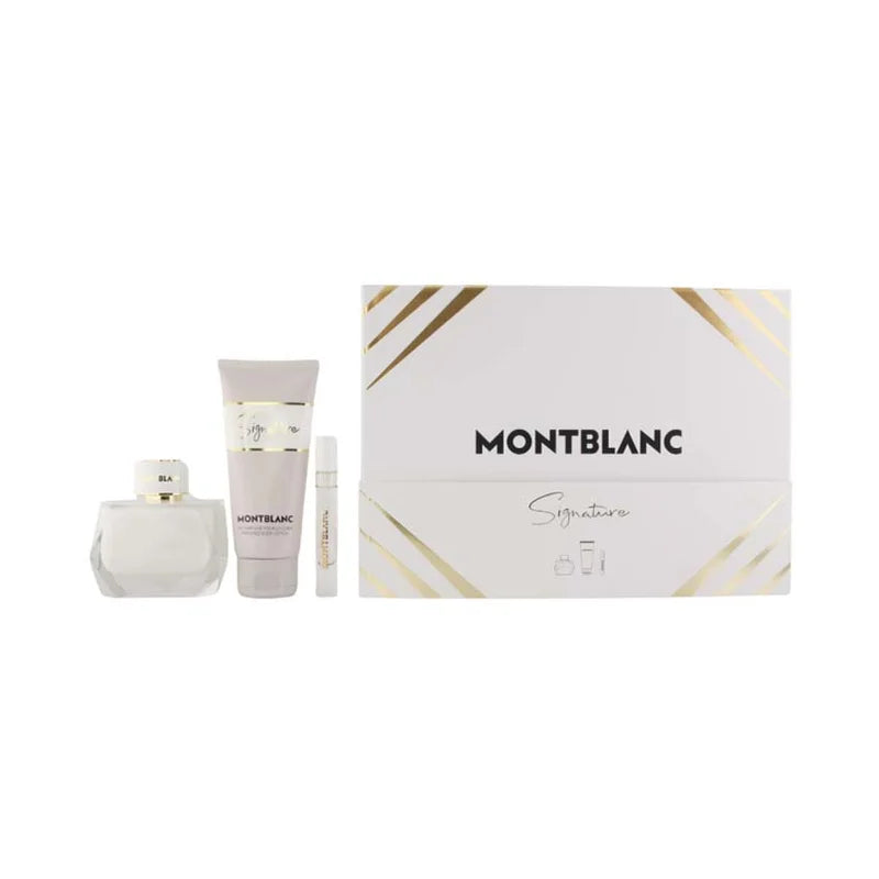 Montblanc Signature Absolu Women EDP Set 90ML + Body Lotion 100ML + Mini 7.5ML
