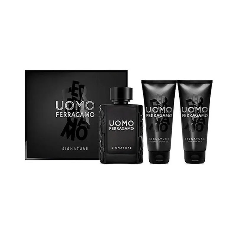 Salvatore Ferragamo Ferragamo Uomo Signature Men EDP Set 100ML + Shower Gel 100ML + After Shave 100ML