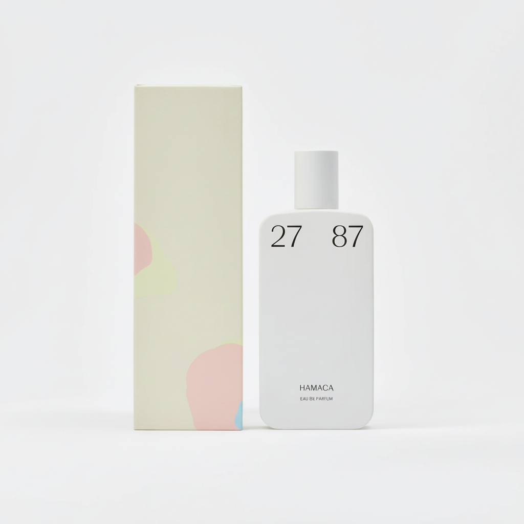 27 87 Perfumes Hamaca Eau de Parfum bottle and packaging on a white background