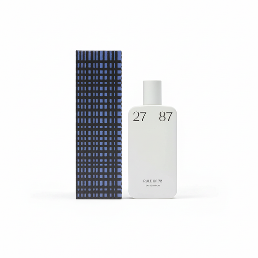 27 87 Perfumes Rule of 72 Eau de Parfum bottle and packaging on a white background