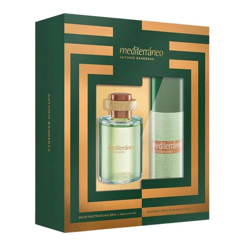 Antonio Banderas Mediterraneo Men EDT Set 100ML + After Shave 75ML