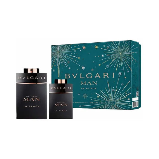 Bvlgari Man In Black Men EDP Set 60ML + 15ML EDP