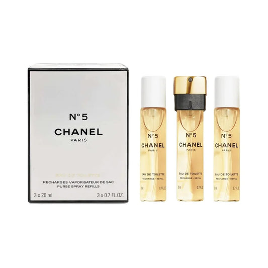 Chanel No.5 L’Eau Women Travel Set EDT 3 x 20ML