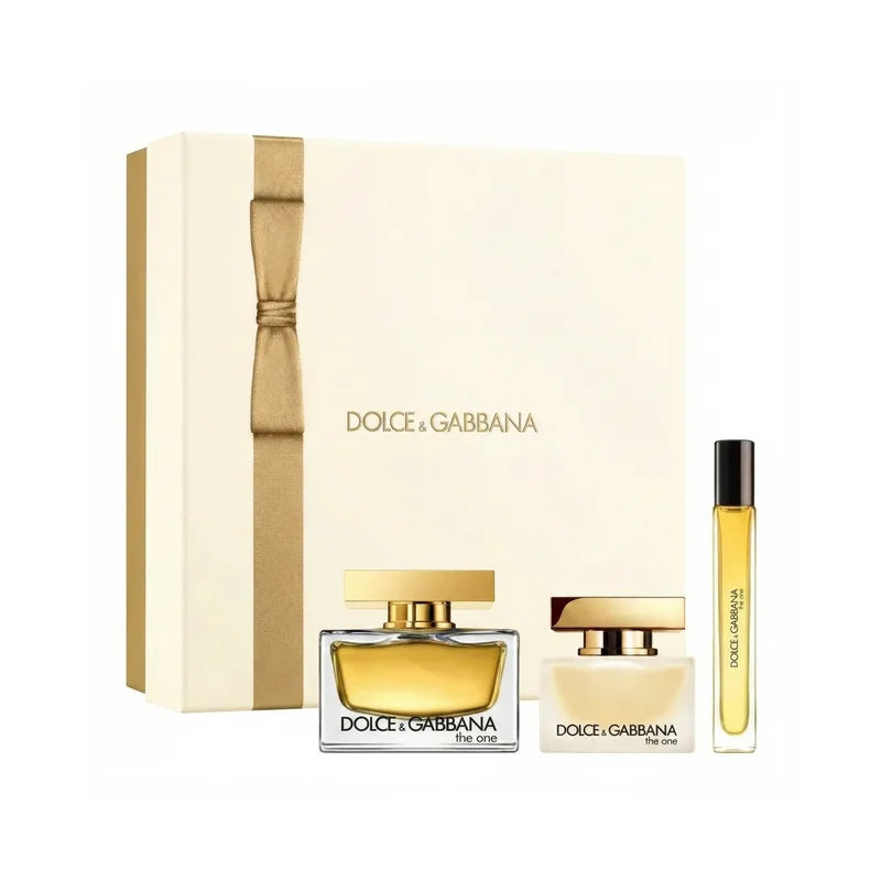 Dolce & Gabbana The One Women EDP Set 75ML + Hair Mist 30ML + Mini 10ML