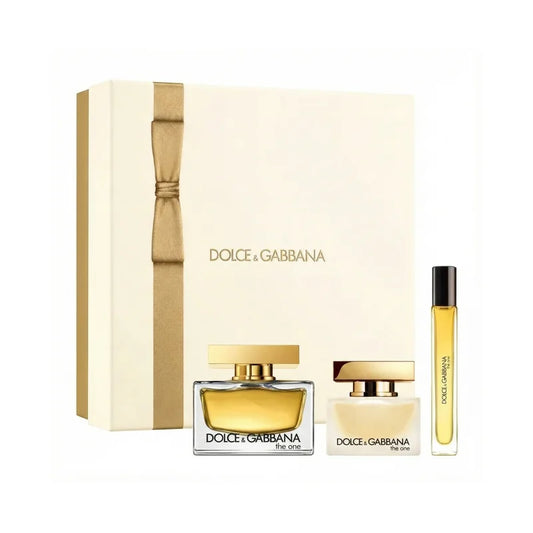 Dolce & Gabbana The One Women EDP Set 75ML + Hair Mist 30ML + Mini 10ML