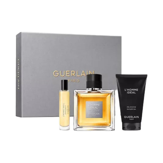 Guerlain L’Homme Ideal Men EDT Set 100ML + 75ML Shower Gel + Mini