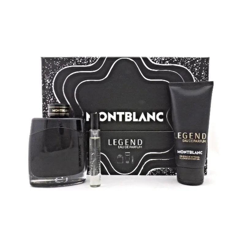 Montblanc Legend Men EDT Set 100ML + 7.5ML EDT + 100ML Shower Gel CS