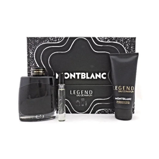 Montblanc Legend Men EDT Set 100ML + 7.5ML EDT + 100ML Shower Gel CS