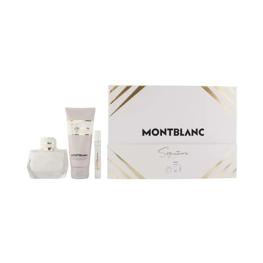 Montblanc Signature Absolu Women EDP Set 90ML + Body Lotion 100ML + Mini 7.5ML