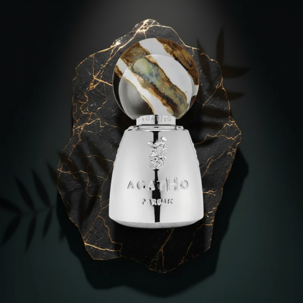 FAUNO Extrait de Parfum 100ml on a premium emerald, black and gold luxury background