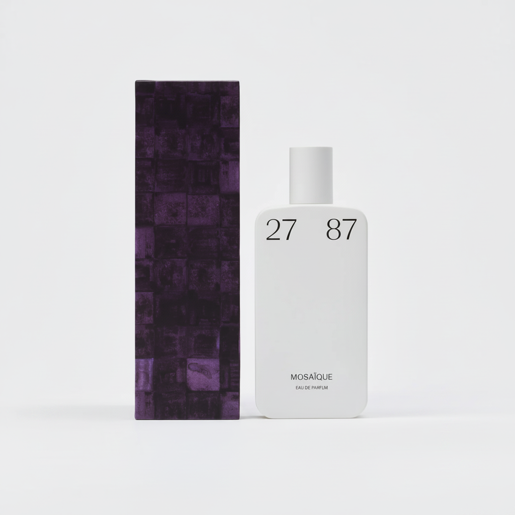27 87 Perfumes Mosaïque Eau de Parfum bottle and packaging on a white background