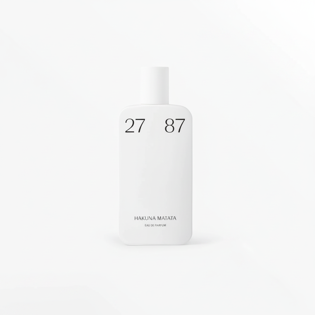 27 87 Perfumes Hakuna Matata Eau de Parfum bottle on a white background