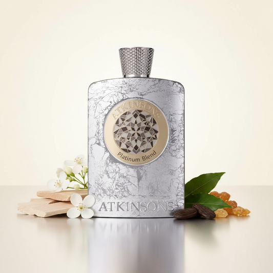 Platinum Blend Parfum Intense with sandalwood, heliotrope, tonka bean, laurel and labdanum