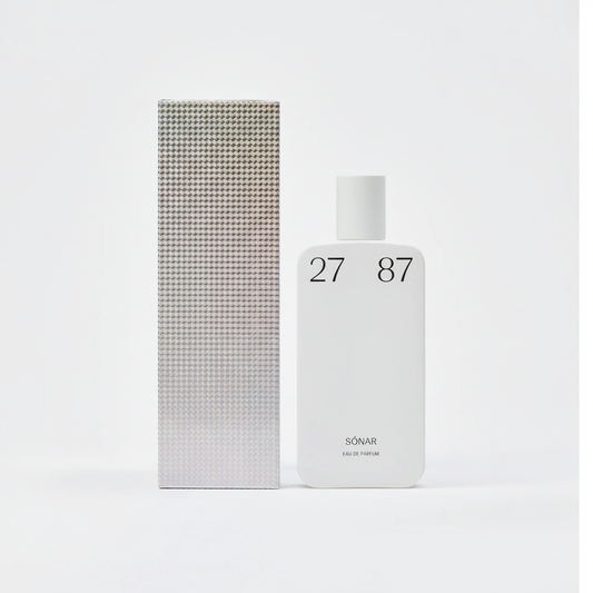 27 87 Perfumes Sónar Eau de Parfum bottle and packaging on a white background