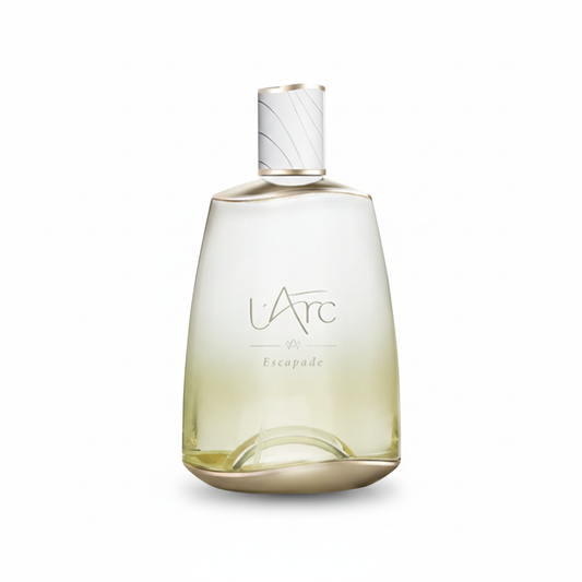 Clear L’Arc Parfums Escapade Eau de Parfum 100ml on a pure white background