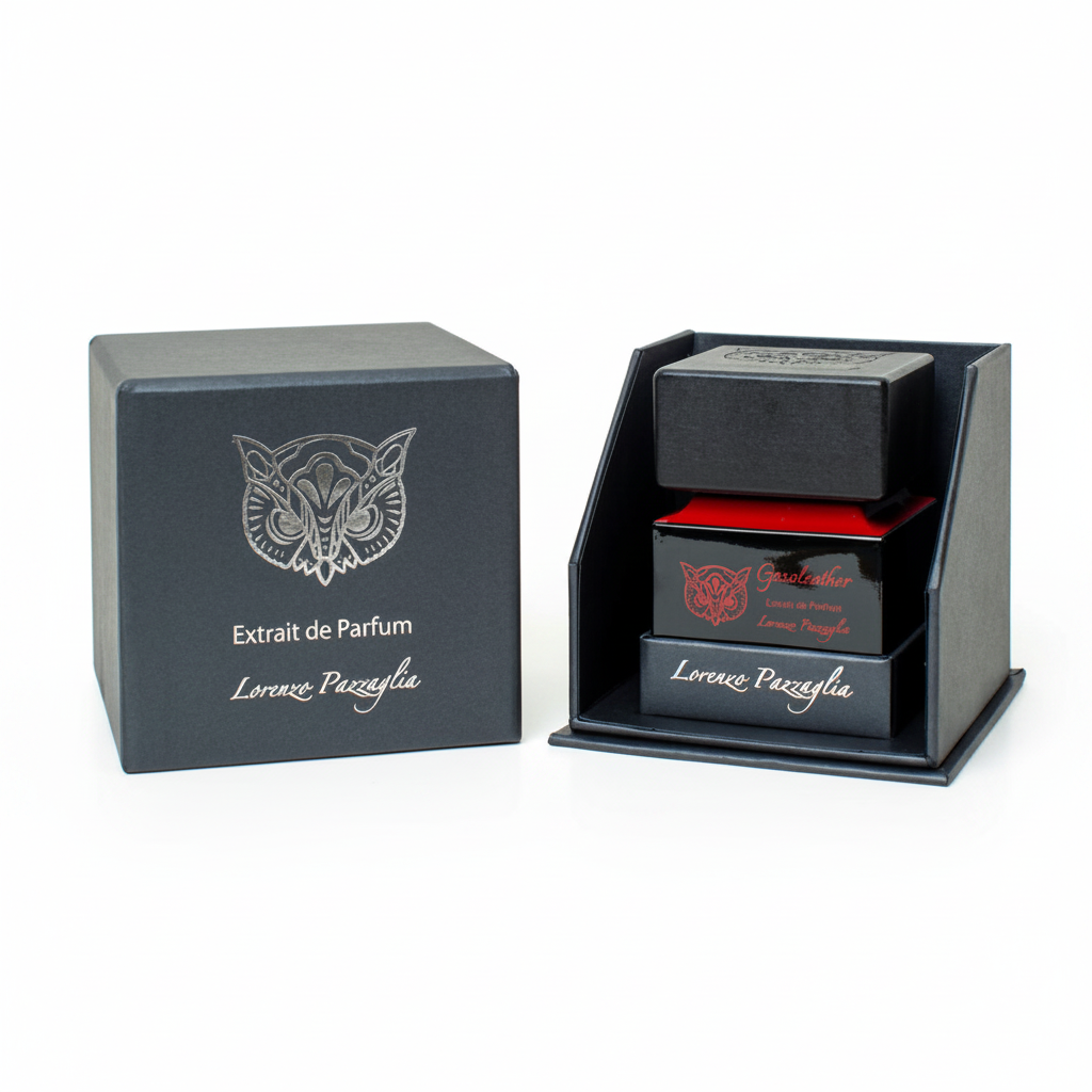 Lorenzo Pazzaglia Gasoleather Extrait de Parfum 75ml on a white background