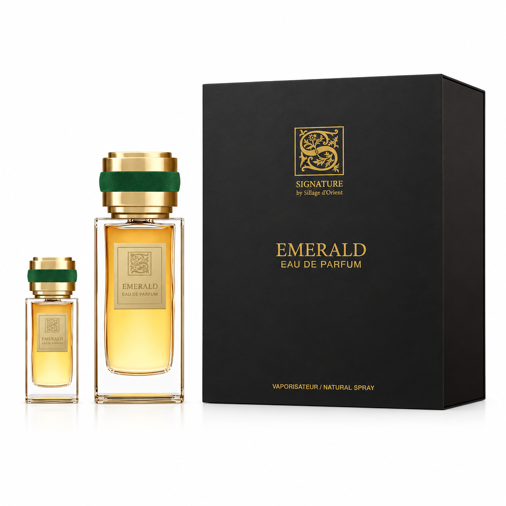 Signature by Sillage d’Orient Emerald EDP Set – 100ml + 15ml + Funnel